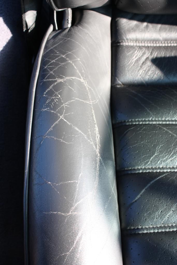 scuffed leather seat bolster how well can it be fixed? Page 1
